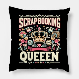 Scrapbooking Queen Pillow