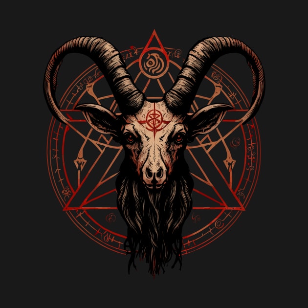 Satanic Goat Baphomet by K3rst