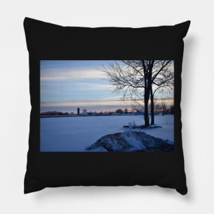 Winter Farm Pillow