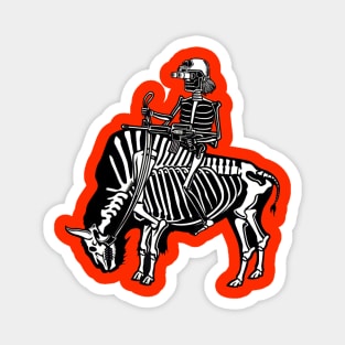 Buffalo skeleton Magnet