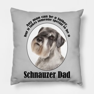 Schnauzer Dad Pillow