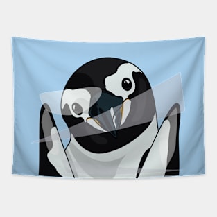 Penguin Peek-a-Boo Tapestry