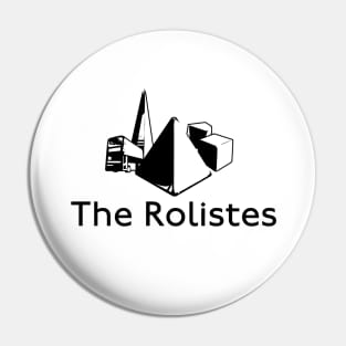 The Rolistes Podcast (Logo B&W) Pin