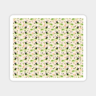 Lucky Green Turtle Pattern Magnet