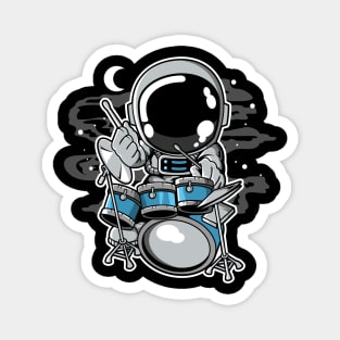 astronaut drummer Magnet