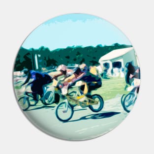 bmx race racing Pin