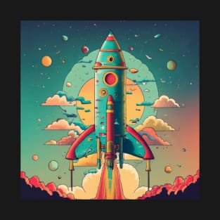 Rocket ship T-Shirt