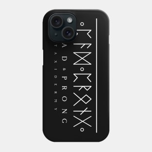 Pad&Prong Taxidermy "Runes" Logo Phone Case