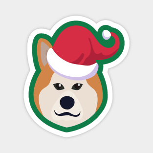 Funny Akita Inu Dog Christmas 2020 Dog Lover Christmas Magnet