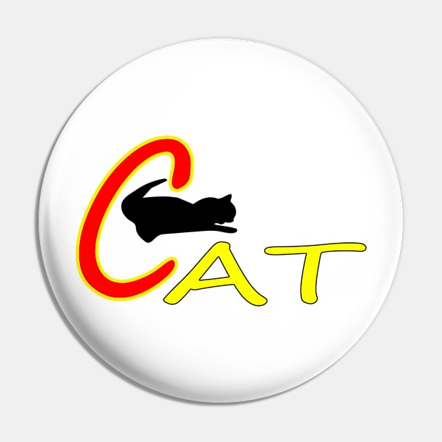 Cat Pin by Prime Quality Designs