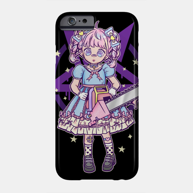 cute but psycho i japanese anime girl i pastel goth product anime phone case teepublic cute but psycho i japanese anime girl i pastel goth product