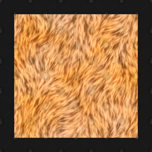 Orange Fur Design by CraftyCatz