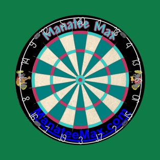 Manatee Max Dart Board T-Shirt