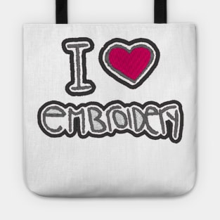 I Heart Embroidery Tote