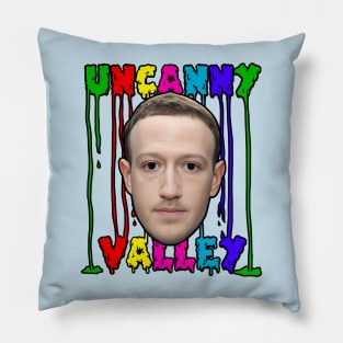 Uncanny Valley Zuck Pillow