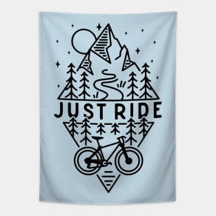 Vintage Mountain Biking T-Shirt Tapestry