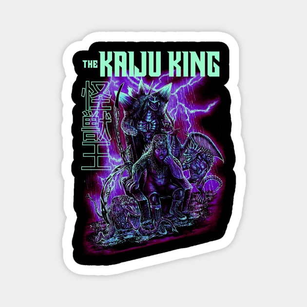 The Kaiju King Magnet by Cult Classic Clothing 