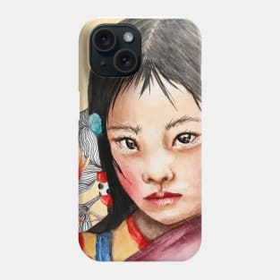 Mongolian Girl Phone Case