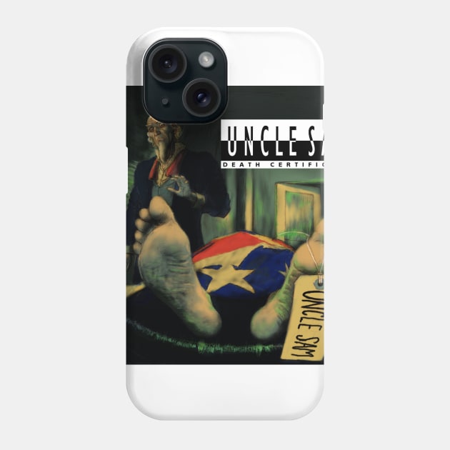 DC's Uncle Sam on Ice Cube's "Death Certificate" Phone Case by thecountingtree