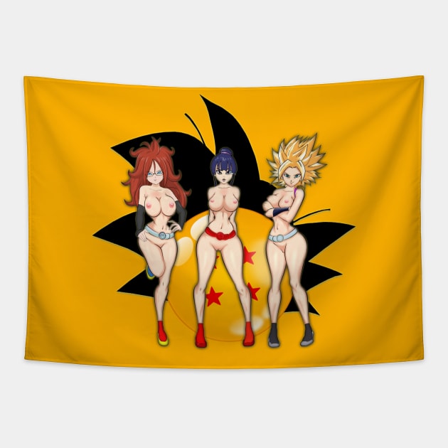 DB Hentai Girls Tapestry by AnimeWorld