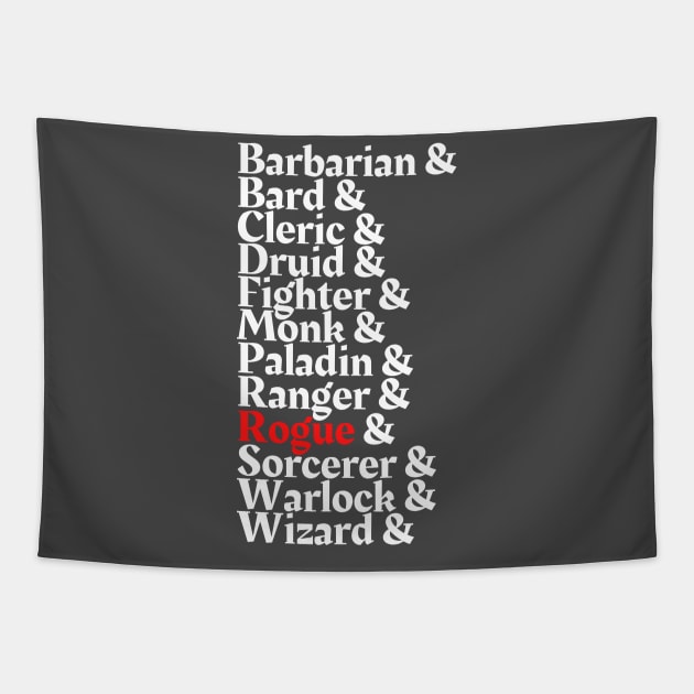 I'm The Rogue - D&D All Class Tapestry by DungeonDesigns