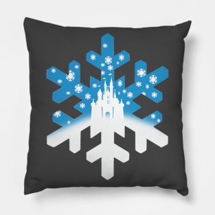 Snowflakes within Snowflake Pillow