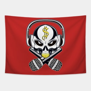 Hip Hop skull Tapestry