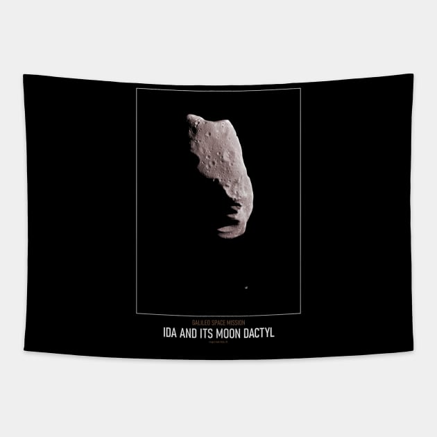 High Resolution Astronomy Ida and Its Moon Dactyl Tapestry by tiokvadrat