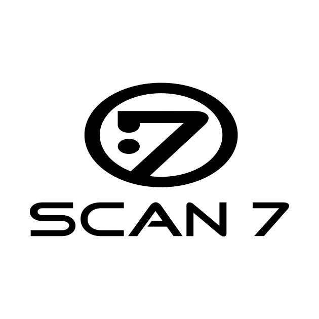 Scan 7 - logo 2000 (black) by OFFICIAL SCAN7 MERCHANDISE 