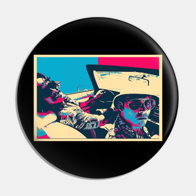 Hunter S Thompson Pin by GO WES