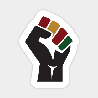 Black Power Fist - Black History Month Magnet