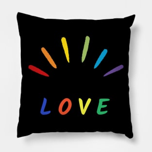 Colorful Vivid Pride Themed Pillow