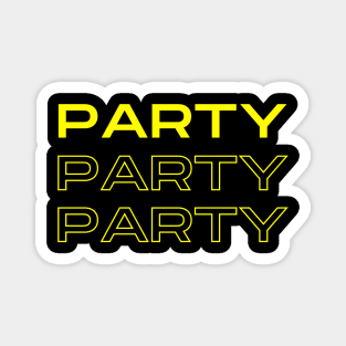 party people design Magnet