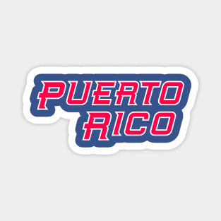 Puerto Rico Baseball Team Magnet