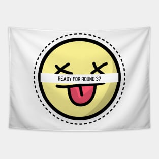 Ready For Round 3? - Korean Partying Tapestry