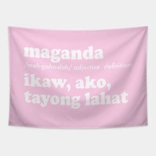 MAGANDA FILIPINO TAGALOG WORD BEAUTIFUL Tapestry