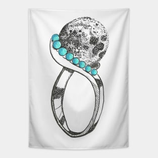 Moon Ring Tapestry