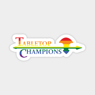 Tabletop Champions Pride Logo Magnet