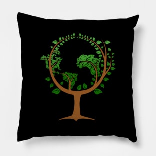 Happy Earth Day T Save The Earthgo Green Pillow