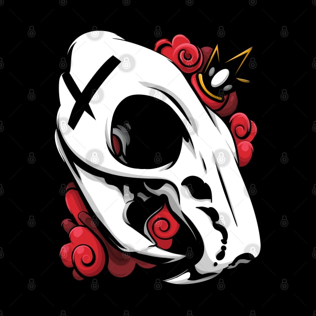 Simple Rat Skull by redappletees