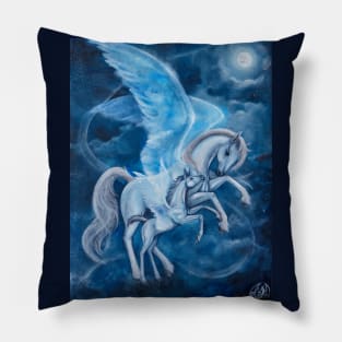 Moonlight dance Pillow