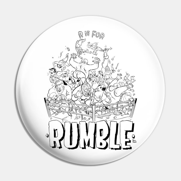 R is for Rumble Pin by itsbillmain