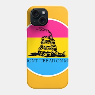 Pansexual Gadsden Flag Phone Case