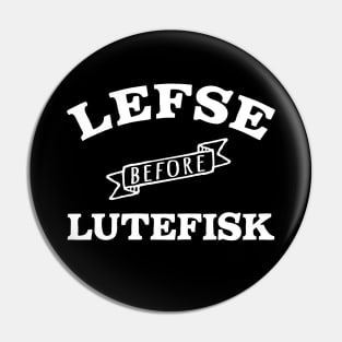 Funny Lefse before Lutefisk Pin