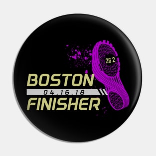 Boston Runner Finisher Marathon 2018 Pin