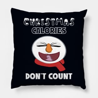 Christmas Calories Don't Count - Funny Workout Pillow