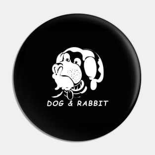 DOG AND RABBIT IMAGE T-SHIRT DESIGN Pin