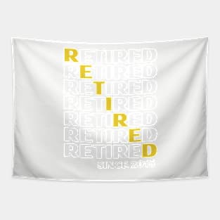 Retired Since 2015- Golden Years Tapestry