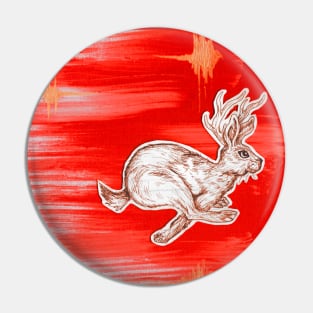 Jackalope Pin