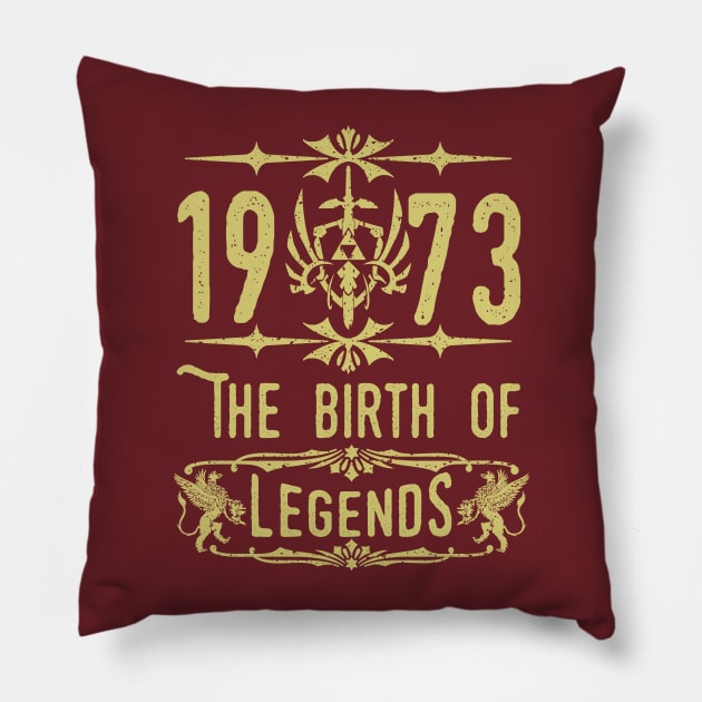1973 The birth of Legends! Pillow by variantees